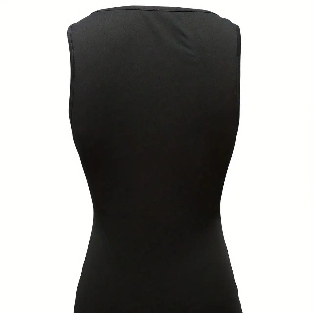 Women's New Solid Color Sweetheart Sleeveless Vest Slim Fit Top - SJB-DIAMOND ELITES