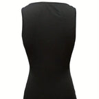 Women's New Solid Color Sweetheart Sleeveless Vest Slim Fit Top - SJB-DIAMOND ELITES