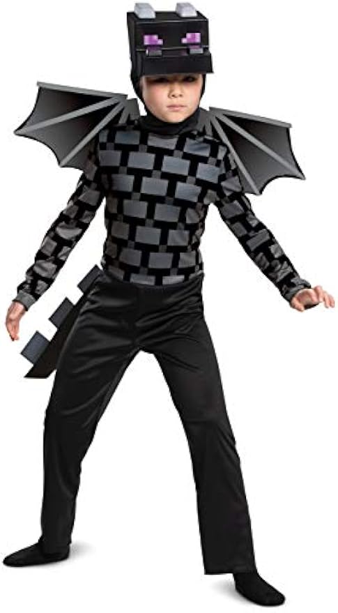 Minecraft Ender Dragon Costume for Kids, Video Game Inspired Character Outfit Halloween - SJB-DIAMOND ELITES