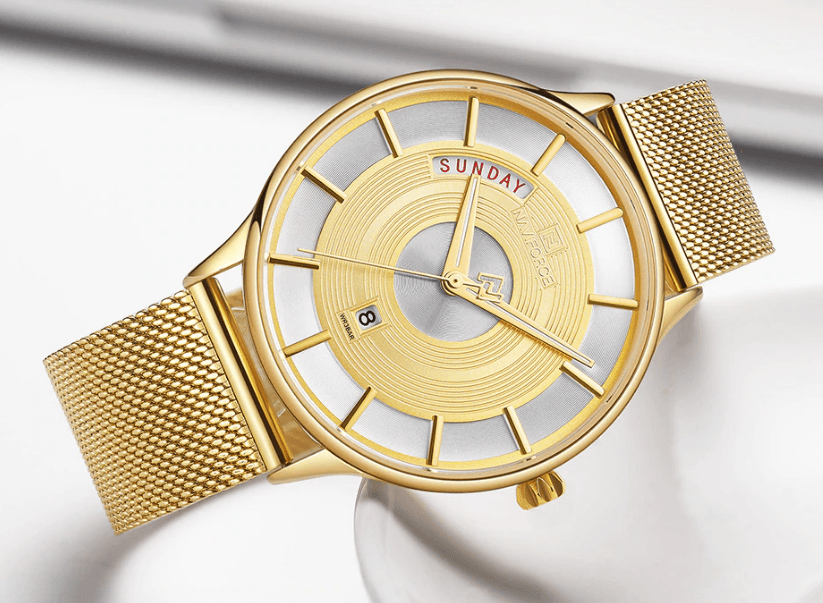 Universal Waterproof Modern Luxury Watch Stainless Steel Hardlex Glass Excellent Design Perfect Gift For Him - SJB-DIAMOND ELITES