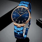 Men's  Waterproof Watch With Shining Bracelet In Five Modern Designs Perfect Gift For Your Loved One Stevvex