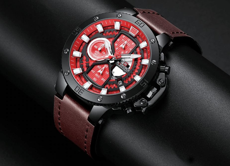 Men's Casual Waterproof Watch With Chronometers And Fluorescent Hands Excellent Design Perfect Gift - SJB-DIAMOND ELITES