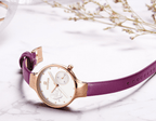 Elegant Women's Analog Quartz Watch With Leather Belt Waterproof Wristwatch Excellent Design Perfect Gift