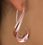 Alloy Women's Retro Simple Geometric Earrings Earrings Pi-Mart