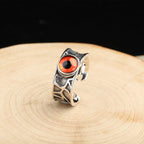 S925 Sterling Silver Adjustable Hip Hop Ring