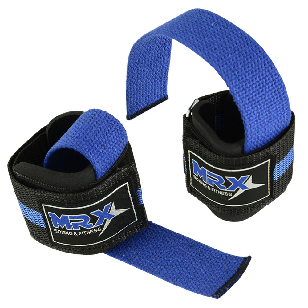 2 Pairs MRX Weight Lifting Straps with Wrist Support for Men & Women Gym Workouts - SJB-DIAMOND ELITES