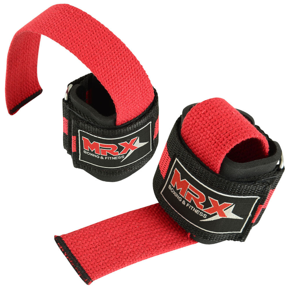 2 Pairs MRX Weight Lifting Straps with Wrist Support for Men & Women Gym Workouts - SJB-DIAMOND ELITES