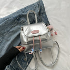 Backpack Purse for Girls Teens, Female New Out Silver Backpack, Casual Backpack Purse - SJB-DIAMOND ELITES