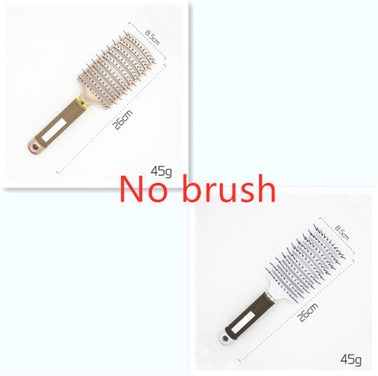 Hairbrush Anti Klit Brushy Haarborstel Women Detangler Hair Brush Bristle Nylon Scalp Massage  Teaser Hair Brush Comb Pi-Mart