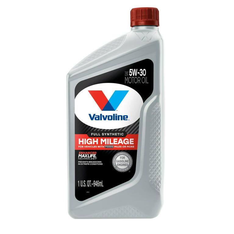 Valvoline Full Synthetic High Mileage MaxLife 5W-30 Motor Oil 1 QT EasyOptionXY LLC
