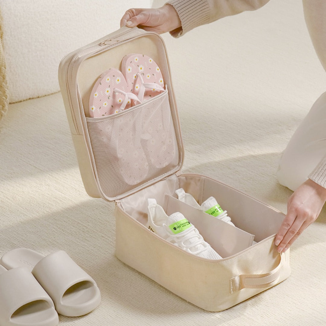 Shoe storage bag, anti-splashing thickened shoe box, travel storage shoe bag, can accommodate three pairs of shoe storage bag - SJB-DIAMOND ELITES