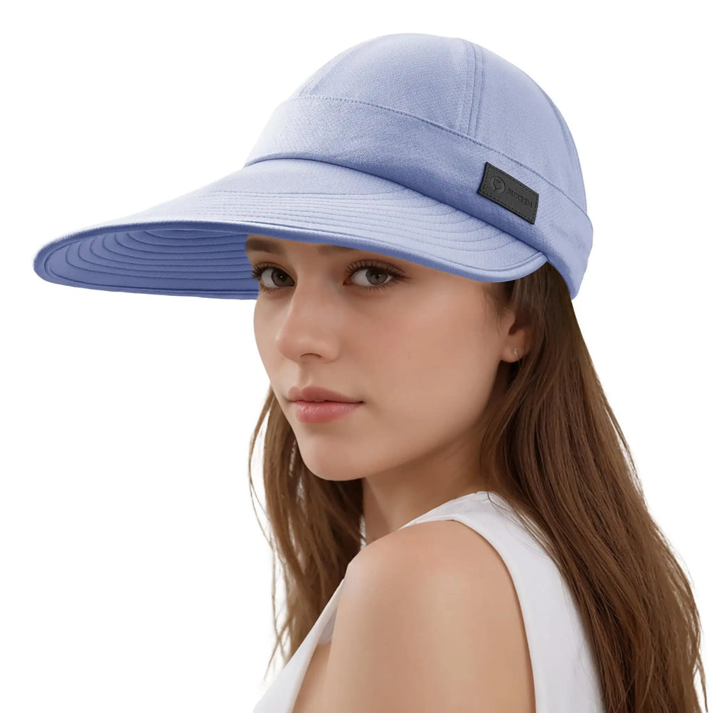 Sukeen Cooling Visor Cap For Women&Men, 2 In 1 Zip-Off Sun Hat With UV Protection For Outdoor Sports Golf Travel Tennis Beach - SJB-DIAMOND ELITES