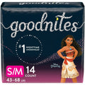 GoodNites Goodnites Girls' Nighttime Bedwetting Underwear Size S/M, 14 Count