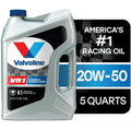 Valvoline VR1 Racing SAE 20W-50 Conventional Motor Oil, 5 Quart
