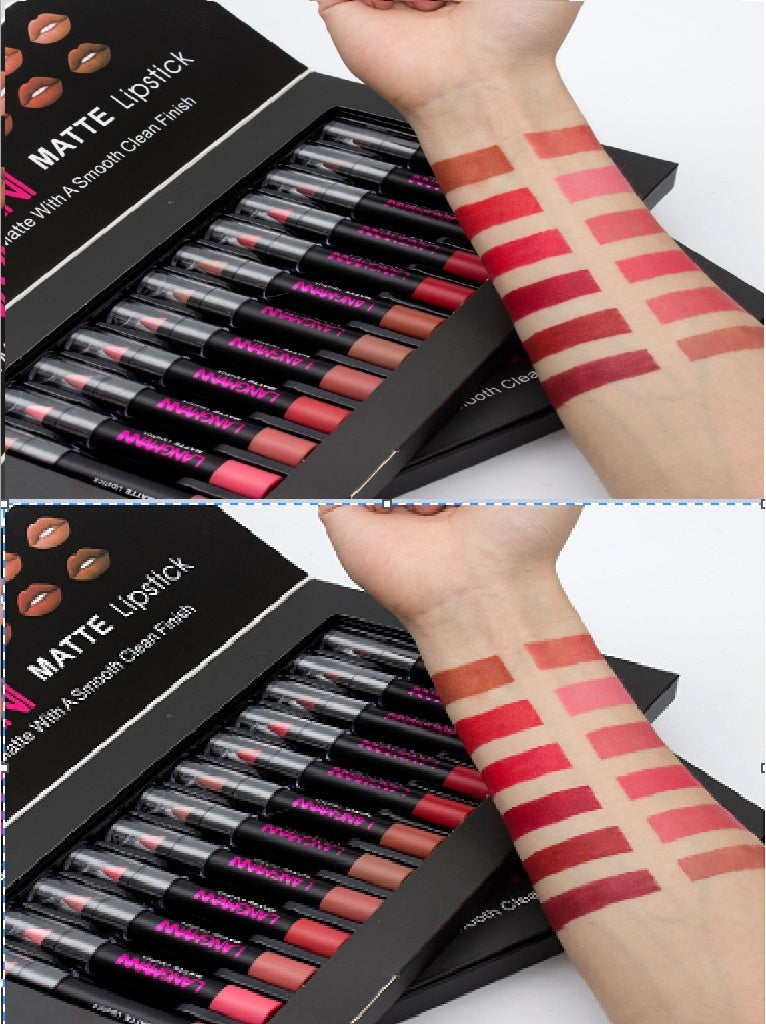 Matte Lipstick Waterproof Long-lasting Velvet Lipstick Set Pi-Mart