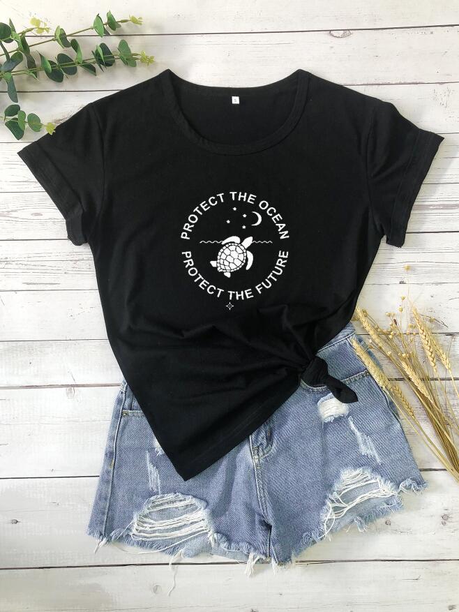 Cartoon Cotton T-Shirt