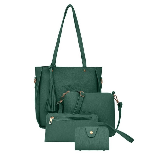 Handmade black handbag Pi-Mart