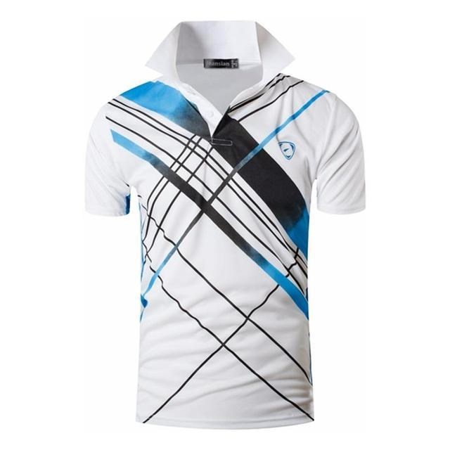 Men's Sports T-shirt Polo Shirt Short Sleeve Red Shirt Golf Tennis Pi-Mart