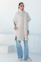 Bianca Relaxed Fit Embossed Vest