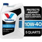 Valvoline Daily Protection 10W-40 Conventional Motor Oil 5 QT