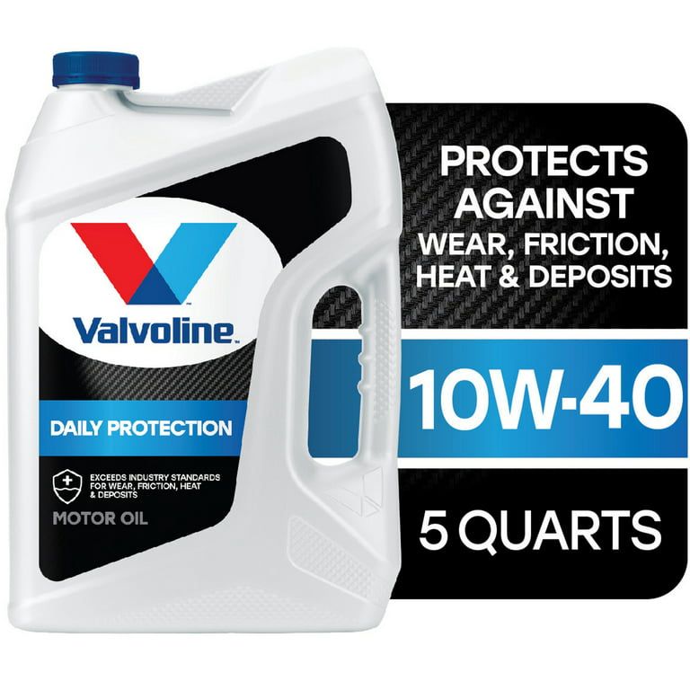 Valvoline Daily Protection 10W-40 Conventional Motor Oil 5 QT