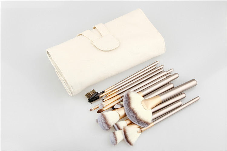 Spot Detonating 121824, White Make-up, White Make-up Brush, 24 Make-up And Brush Suits For Portable Beauty And Makeup Tools Pi-Mart