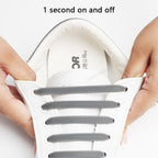Silicone Shoelaces  No Tie Shoe Laces Pi-Mart