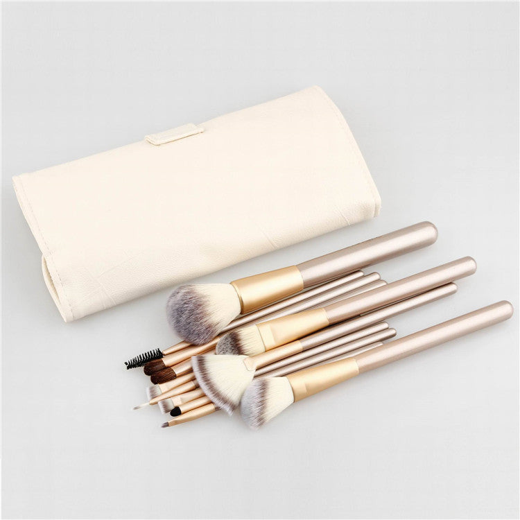 Spot Detonating 121824, White Make-up, White Make-up Brush, 24 Make-up And Brush Suits For Portable Beauty And Makeup Tools Pi-Mart