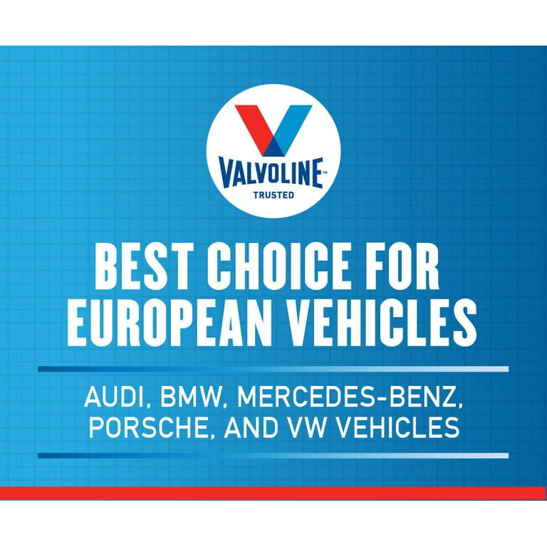 Valvoline European Vehicle Full Synthetic 0W-40 Motor Oil 5 QT