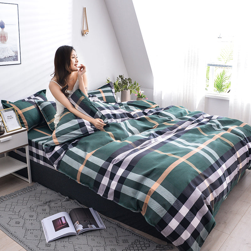 Scandinavian Style Simple Duvet Cover Single Bed Pi-Mart