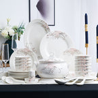 Ceramic Bowls And Saucers Set Bone China Bowls And Plates Pi-Mart