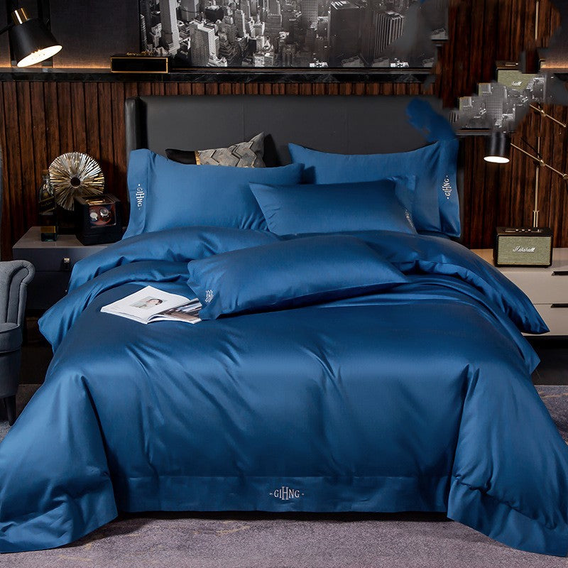 Four-piece long-staple cotton cotton duvet cover sheet Pi-Mart