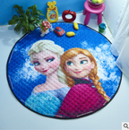 Explosion models Ins cotton car storage mat storage toy mats Round outing children climbing mat storage bag Pi-Mart