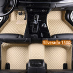 Fully Surrounded Car Leather Floor Mat Pad All Weather Protection Pi-Mart