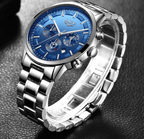 Men's Waterproof  Watch With Chronometers And Date Display Unique Design Perfect Gift Stevvex