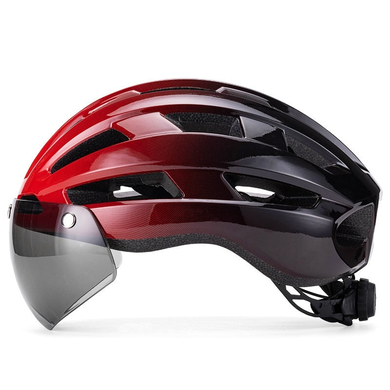 Magnetic Suction Goggles Unisex Mountain Highway Color Changing Cycling Bicycle Helmet Lootquake LLC