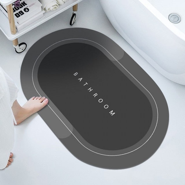 Quick Drying Absorbent Bathroom Mat Pi-Mart