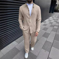 Cotton Men Suit Fashion Comfortable Top Pants Lootquake LLC