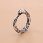Retro Norse Mythology Men Ouroboros Ring Pi-Mart