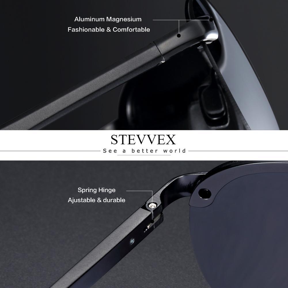 New Men Luxxury Elegent Sunglasses Pilot Driving Polarized Aluminum Magnesium Driving Glasses For Male and Women With UV400 Protection - SJB-DIAMOND ELITES