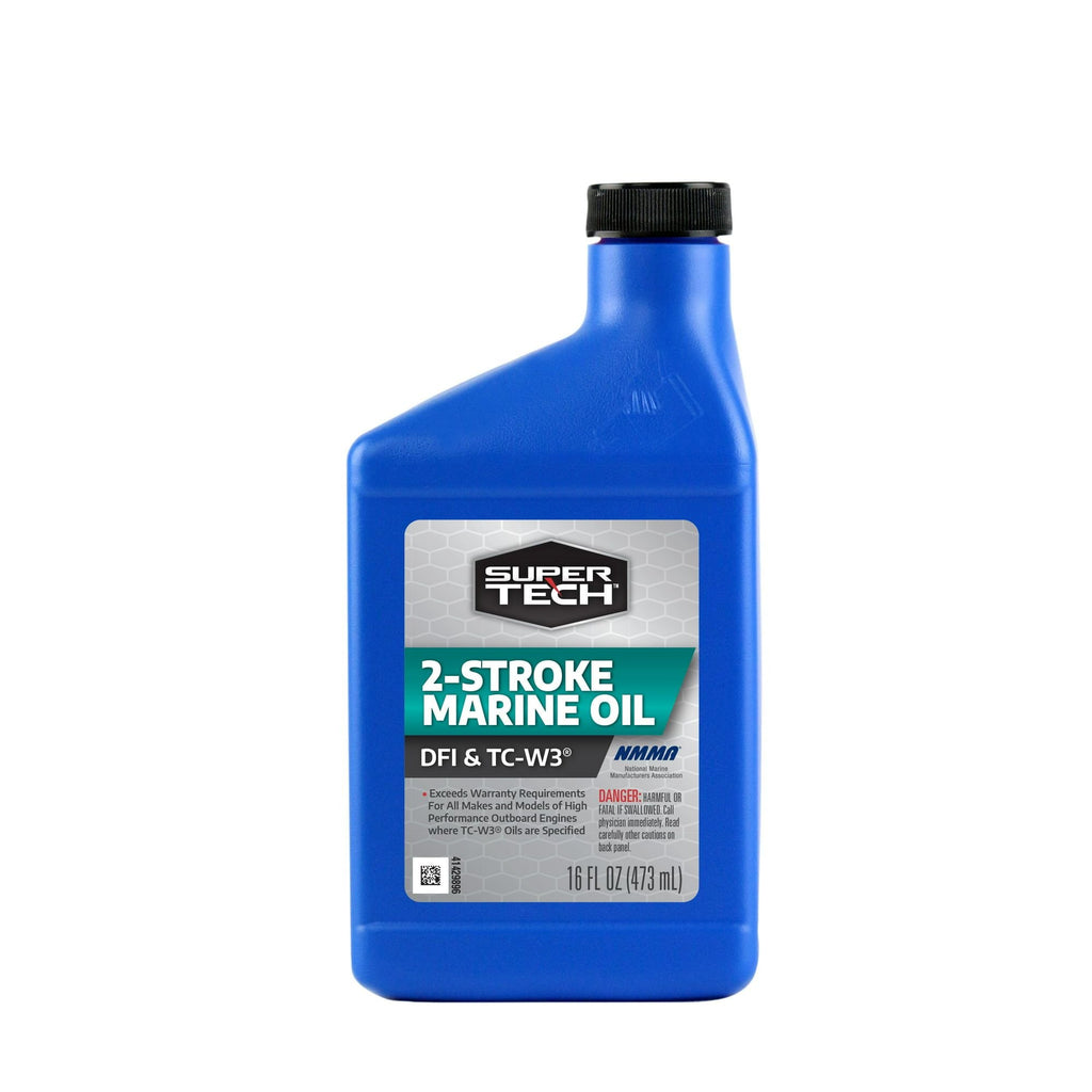 Super Tech TC-W3 Outboard 2 Cycle Engine Oil, 16 oz bottle EasyOptionXY LLC