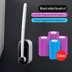 Disposable No Dead Angle Toilet Cleaning Brush Pi-Mart