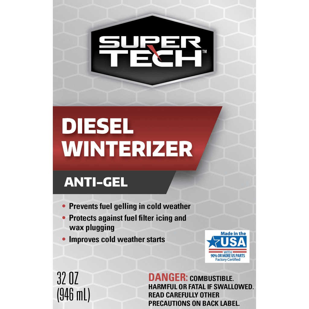Super Tech Diesel Winterizer with Anti-Gel Fuel Additive, 32 oz.