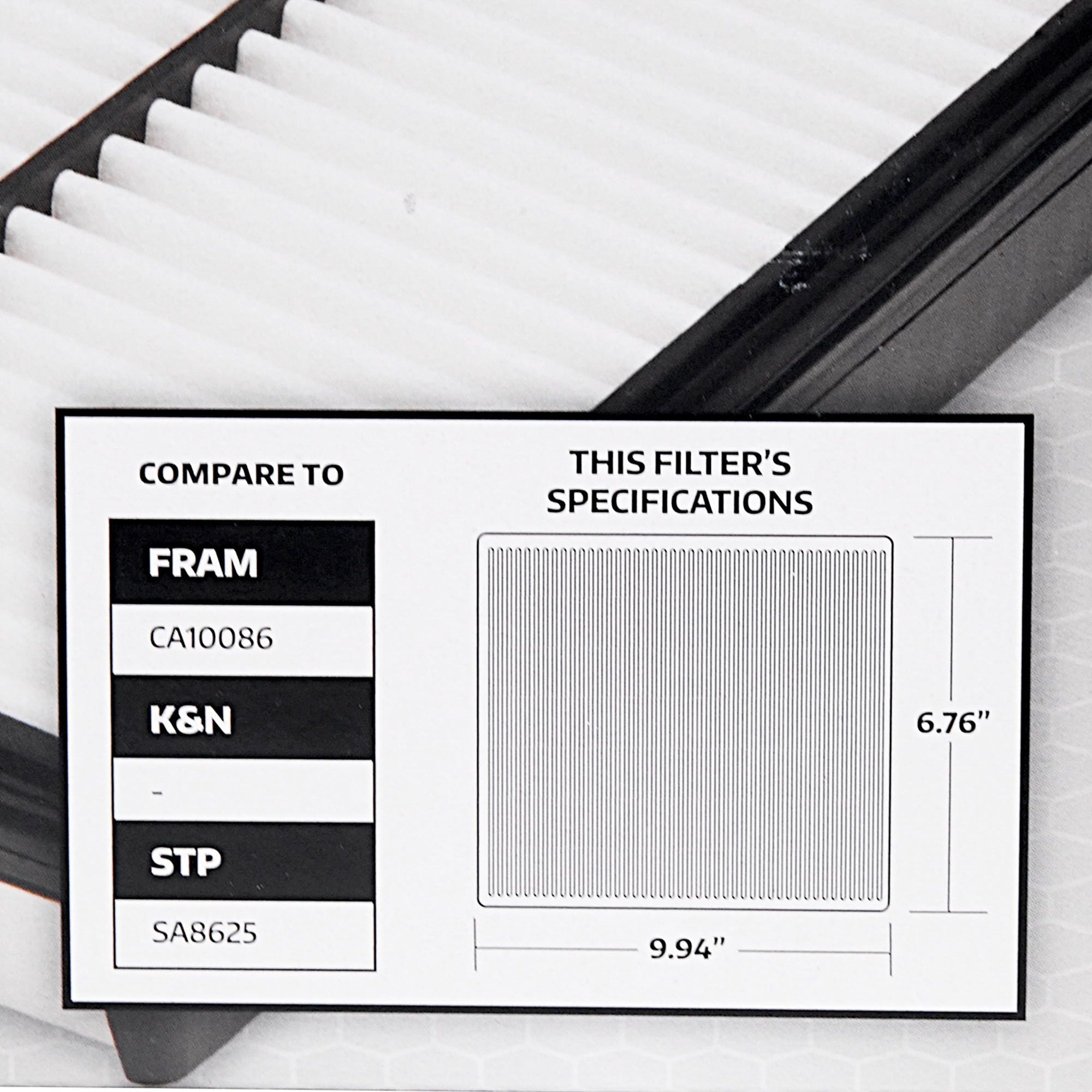 Super Tech 2030 Engine Air Filters, Replacement for Hyundai and Kia
