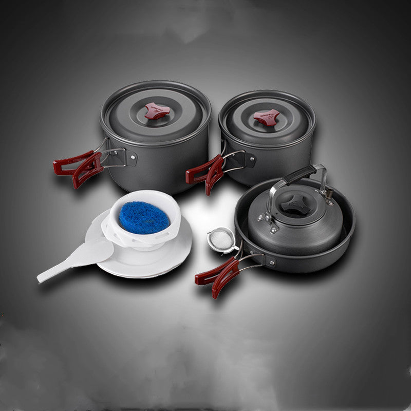 Picnic cookware set camping pot set camping pot Pi-Mart