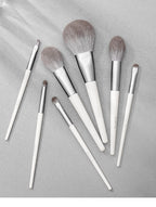 ZOREYA silver foxtail 10 makeup brushes Pi-Mart