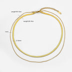 Herringbone Snake Necklace - SJB-DIAMOND ELITES