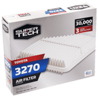 Super Tech 3270 Engine Air Filter, Replacement Filter for Toyota