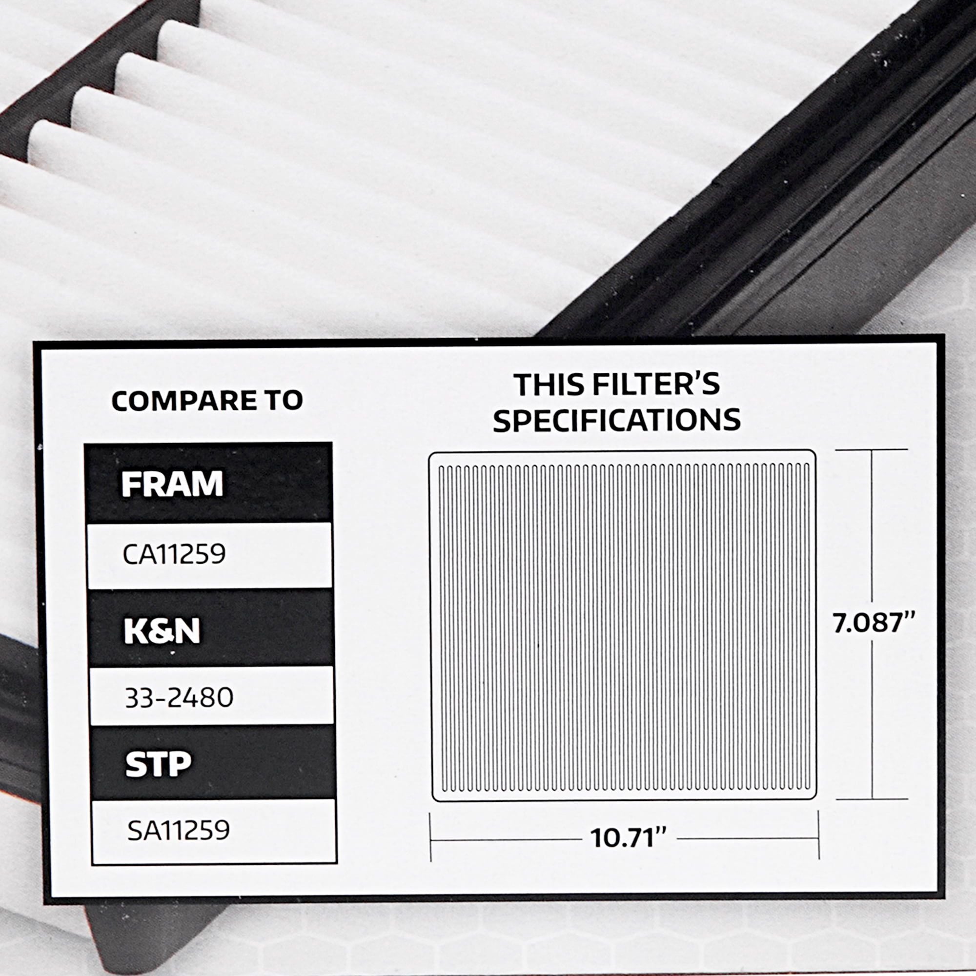 Super Tech 2250 Engine Air Filter, Replacement for Mazda
