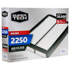 Super Tech 2250 Engine Air Filter, Replacement for Mazda